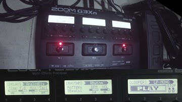 Zoom G3Xn Loop with Rhythm.
