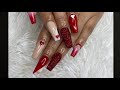 Valentines Day Nail Art | Acrylic Nails Fill In