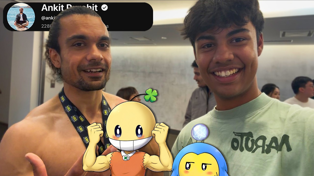 Finally met @ankitpurohitvlogs  sir 🇯🇵 | Bodybuilding 🦾  competition vlog Japan 🇯🇵