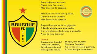 Video thumbnail of "Hino do Brusque Futebol Clube ( SC ) | Oficial"