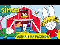 Simon - Animais Da Fazenda *Aprenda com Simon* [Oficial] Desenhos animados para crianças