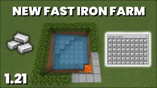 Easy Iron Farm Tutorial For Minecraft Bedrock 1.21 - Infinite Iron