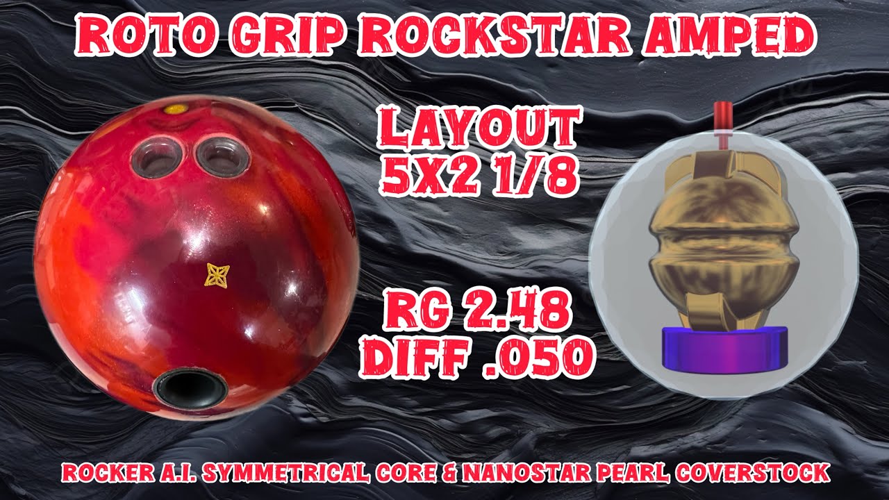 Roto Grip Rockstar Amped Bowling Ball Review - YouTube