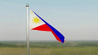Philippine flag Animation in Blender 3.1.2