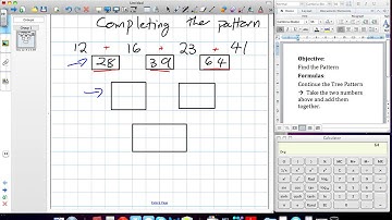 Completing a Pattern Grade 7 Nelson Lesson 4 1