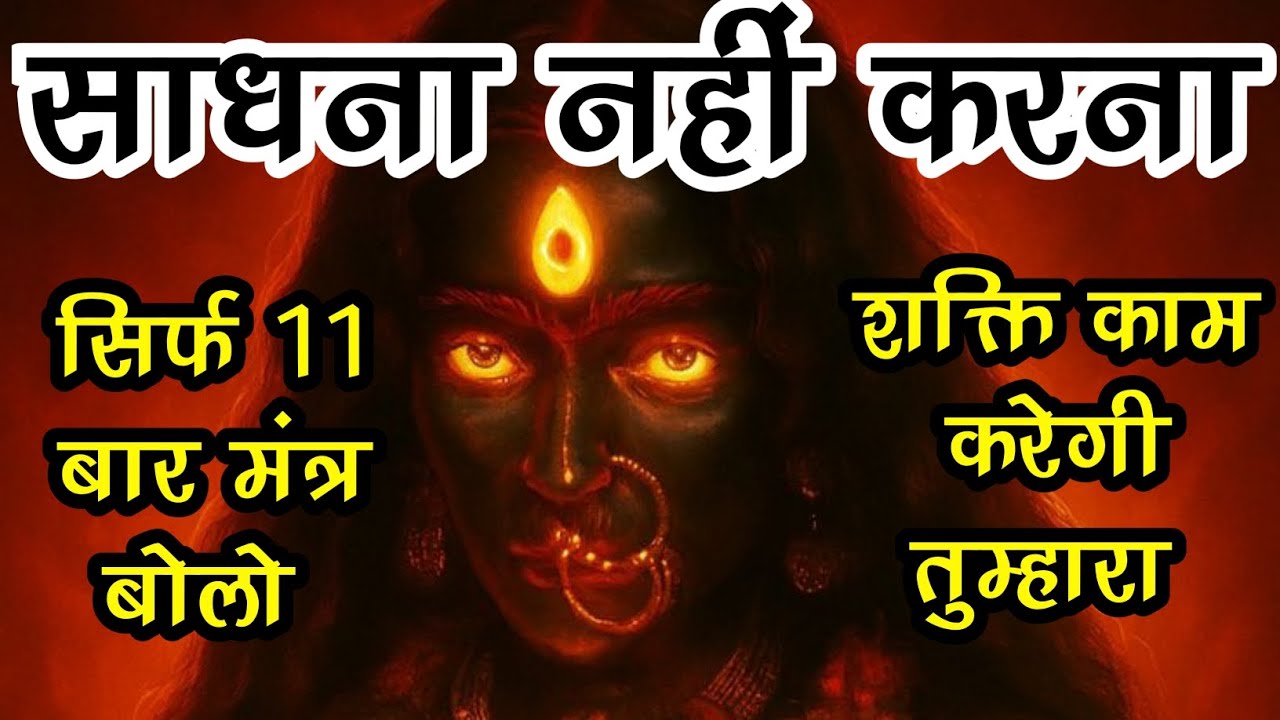 साधना नहीं करना 🤯 सिर्फ 11 बार मंत्र बोलो ⚜️ शक्ति काम करेगी तुम्हारा | एक दिन की साधना  #anubhav