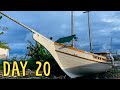 Finishing the unfinished: Day 20 of launching our wrecked sinking wooden sailboat — Sailing Yabá 188
