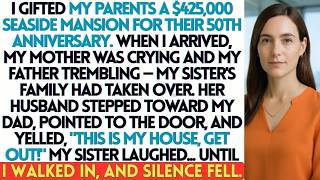 “I Gifted My Parents a $425,000 Seaside Mansion for Their 50th Anniversary  When I Arrived