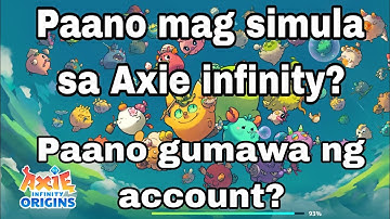 Paano mag simula sa Axie infinity? paano gumawa ng account? paano bumili ng Axie?
