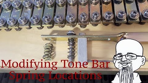 Modifying Tone Bar Spring Locations