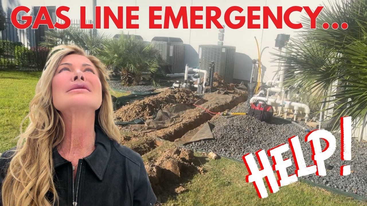 GAS LINE EMERGENCY... - YouTube