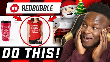 5 LOW COMPETITION REDBUBBLE CHRISTMAS NICHES! 🔥