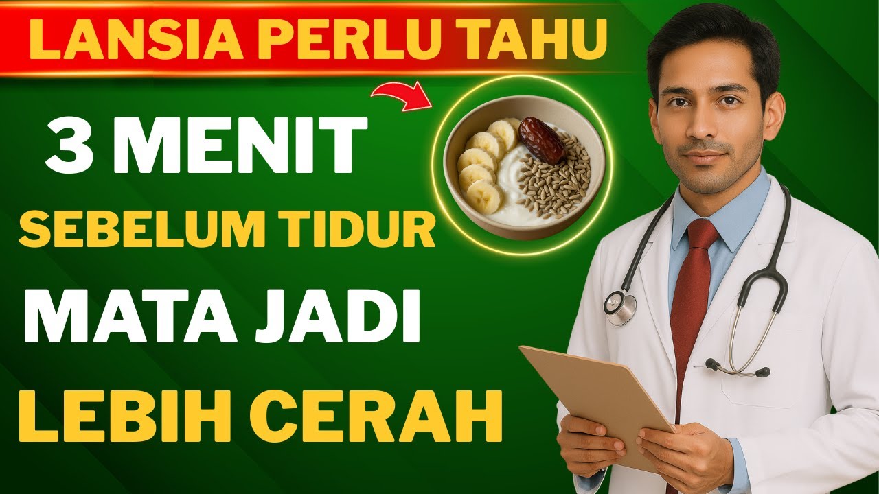 Lansia Wajib Makan 4 Camilan Ini Sebelum Tidur untuk Memulihkan Penglihatan Jelas Semalaman