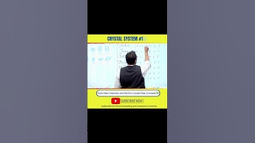 Instantly Master Crystal Types—SM Sir’s Revision Hack! (Part 1)🔥💎 #smsir #shorts