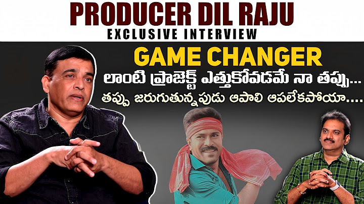 Dil Raju Exclusive Interview with M9 News| Thammudu| Game Changer| Ram Charan| Journalist Nishant