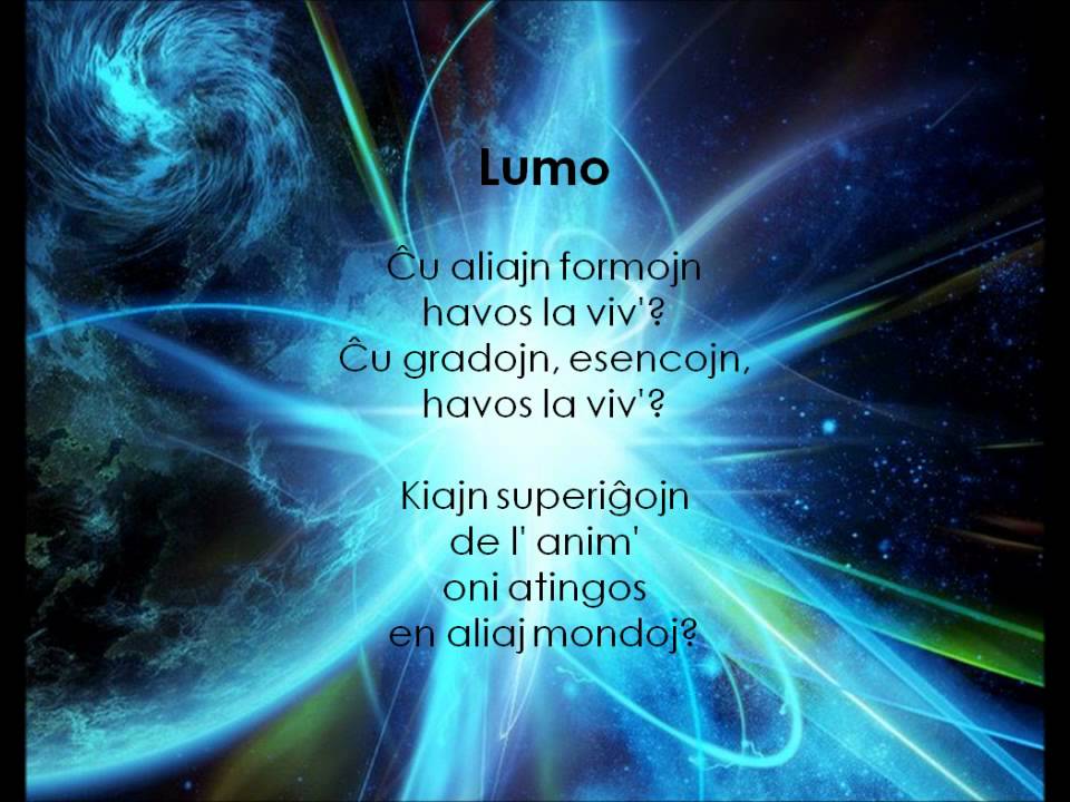 Lumo - music in Esperanto auf YouTube ansehen Lumo - music in Esperanto auf YouTube ansehen