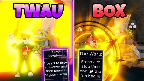 [YBA] Twau Boxing is INSANELY STRONG...