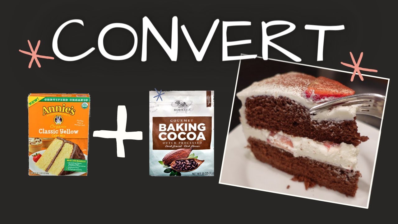 How To Change Yellow Cake Mix Into Chocolate Cake Mix YouTube how-to-change-yellow-cake-mix-into-chocolate-cake-mix-youtube