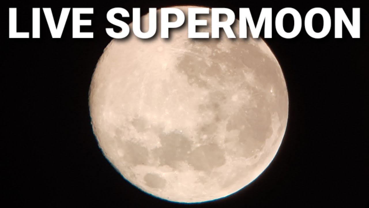Cold Supermoon 2025: Earth’s Closest Lunar Encounter — LIVE 🔴Through My Telescope!