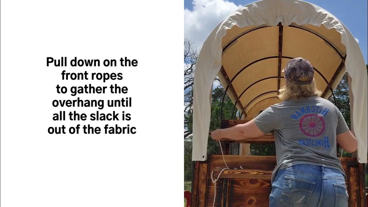 Wagon Bonnet install - YouTube