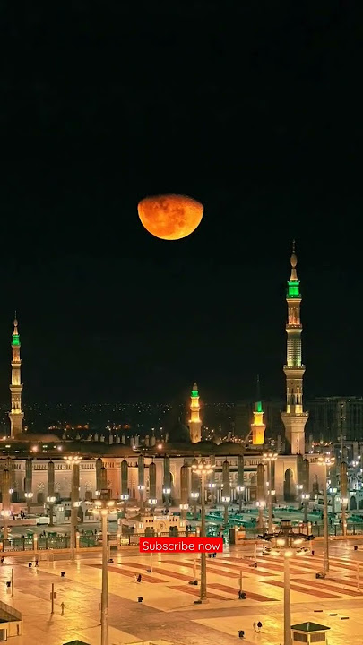Night view of Medina #shorts #shortsvideo #madina #madinah #islamicstatus #islamicquotes #islamic