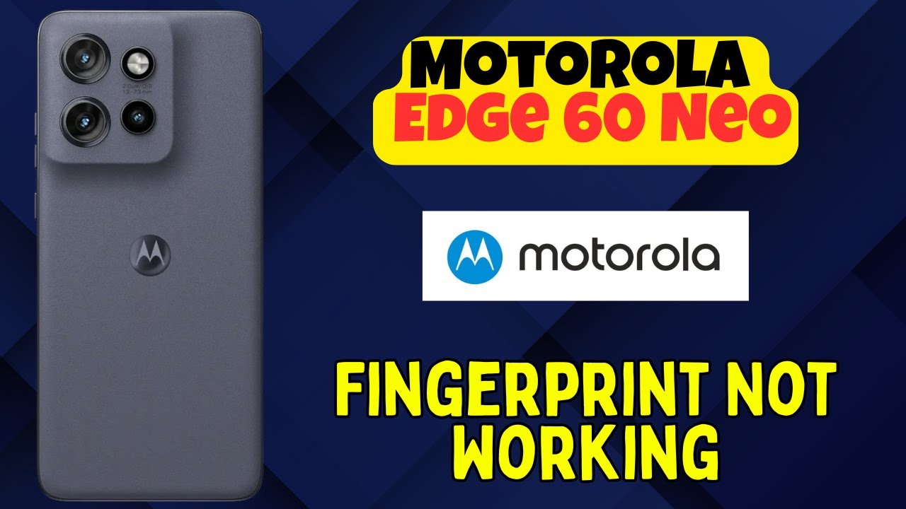 Решение проблемы с неработающим сканером отпечатков пальцев на Motorola Edge 60 Neo | Легкое реше...