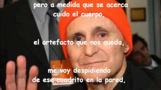 Video thumbnail of "PALABRAS DE LEONARDO FAVIO DESPIDIENDOSE  ..wmv"