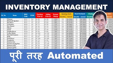Automated Inventory Management in Excel – FREE Template & Tutorial!