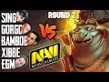 SING GORGC BAMBOE EGM XIBBE vs NA'VI - Round 2 (SingSing Dota 2 Highlights #1438)