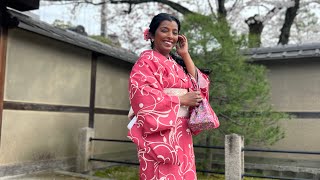 දුඹුරු කෙල්ලෙක් Kimono අදින්න ගියා | ජපන් ගිහින් නොකර ඉන්නනම් එපා