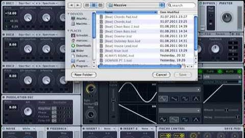 » NI Massive - Lesson #2 - Drop Down Effect