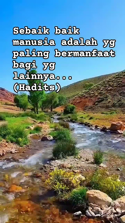 jadilah manusia yang bermanfaat #kumpulanhadits #motivasiislam #haditsnabi # short