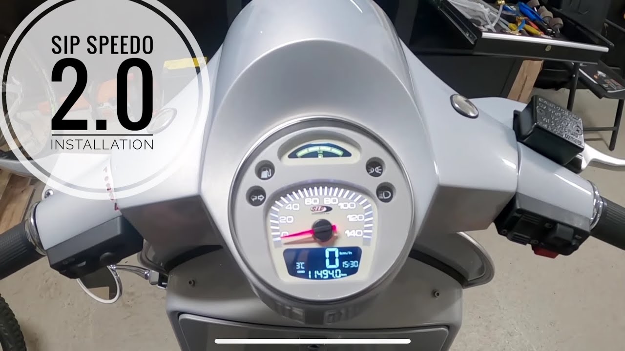 Vespa px / How to install a SIP Speedo 2.0 YouTube
