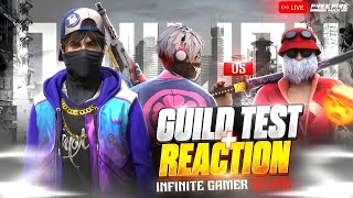Free Fire Guild Text + Reaction 🤣🤫|| #live #reaction #guildtext #freefire #gaming