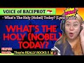 VOICE of BACEPROT - What&#39;s The Holy (Nobel) Today? (Lyric Video) | FILIPINA REACT