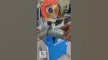 45° cutting process of different pipes in one machine