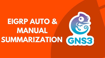EIGRP Auto & Manual Summarization Explained  | EIGRP Configuration in GNS3