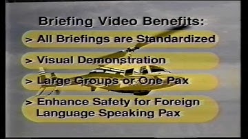 Back to Basics - Passenger Briefing Videos for Helicopter Operators