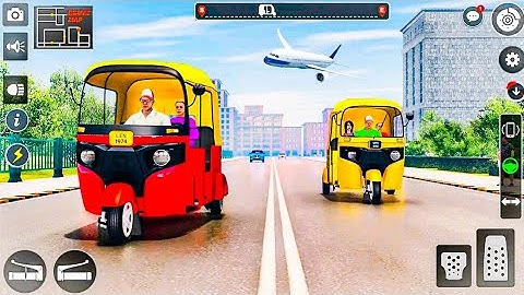 Modern Rickshaw Driving City Tuk Tuk Driver Simulator Android Gameplay