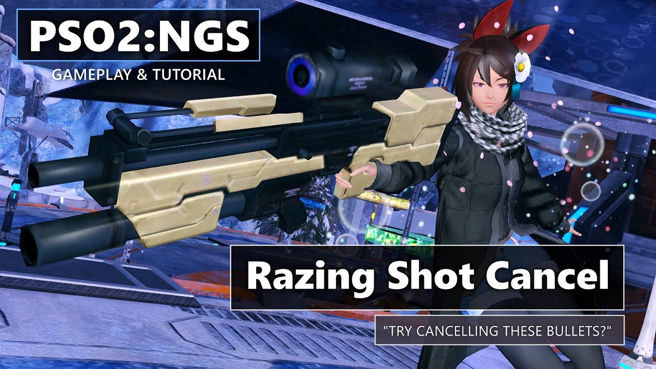 PSO2: NGS - Razing Shot Cancel (Gameplay & Tutorial) - YouTube