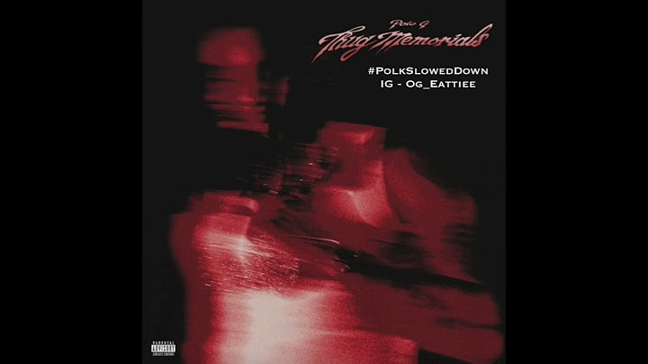 Polo G - Thug Memorials #SLOWED