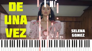 Selena Gomez - De Una Vez (Piano Tutorial + Sheets) screenshot 1