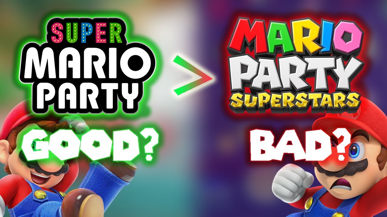 Mario Party Superstars Vs Super Mario Party