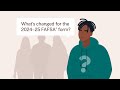 Cambios en el formulario FAFSA® 2024–25