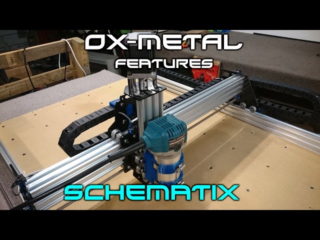 OX-Metal CNC Router Mill Features & Cutting Demo