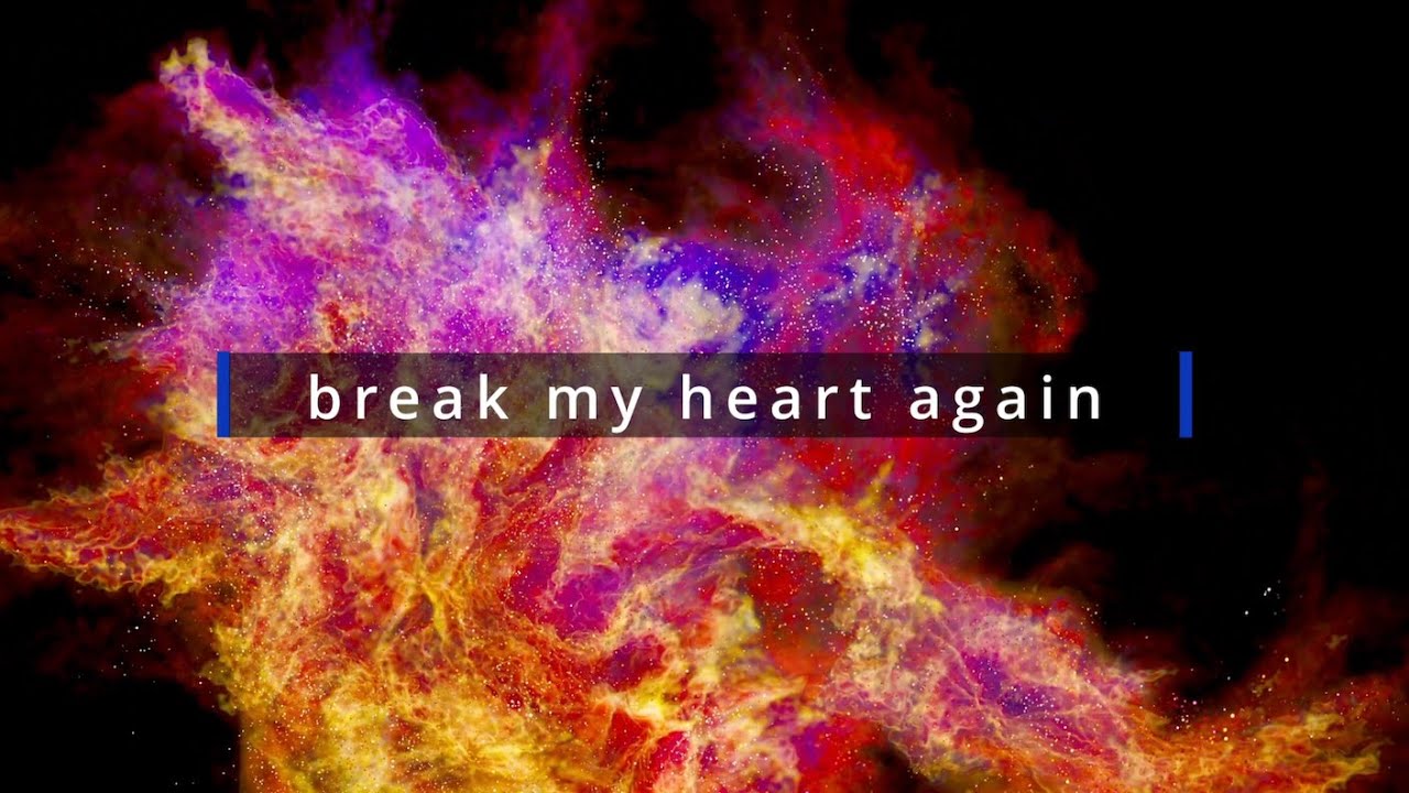 FINNEAS Break my heart again Lyrics in the video [Distortion