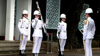 2020.06.01 海軍陸戰儀隊暫別北上支援特技槍法 大溪陵寢 【 Daxi Mausoleum 】3點半特技槍法交接儀式