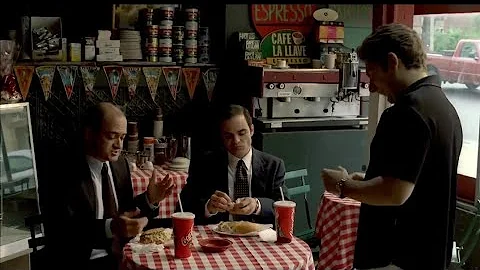 The Sopranos - Agent Harris can't stop visiting Satriale's and Tony Soprano