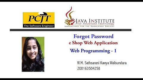 Web Project Task 5 | 1st year | Semester 01 | Java Institute | eShop web application