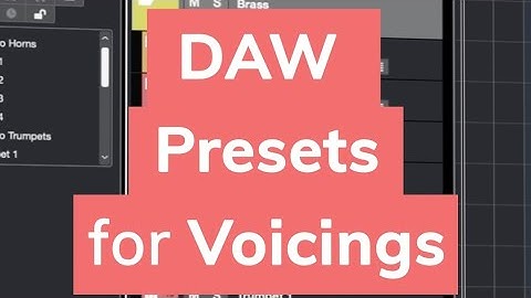 Using #Cubase Presets to Switch Voicings #musicproduction #orchestration